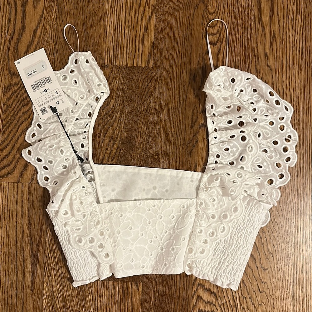 White Zara Top